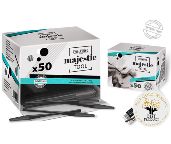 50 x MAJESTIC Disposable Tool by Everlasting Brows 